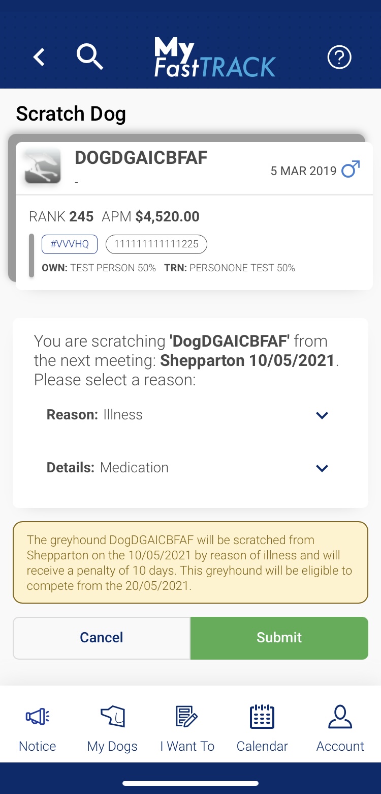 Scratch Dog Submit